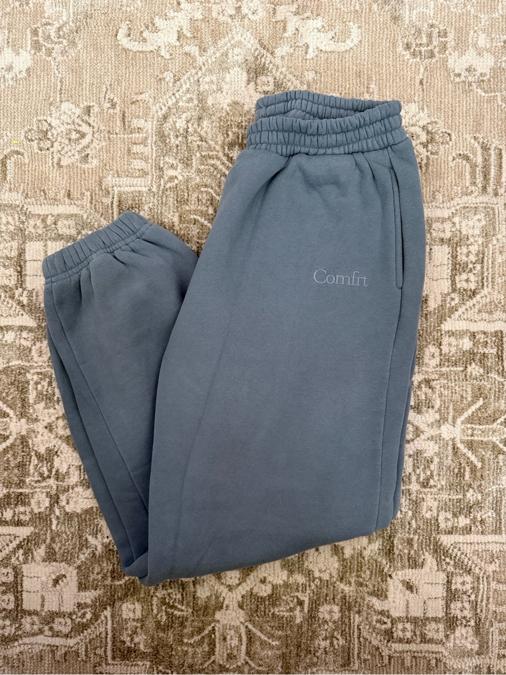 Unisex Comfort Slate Blue Jogger Sweatpants